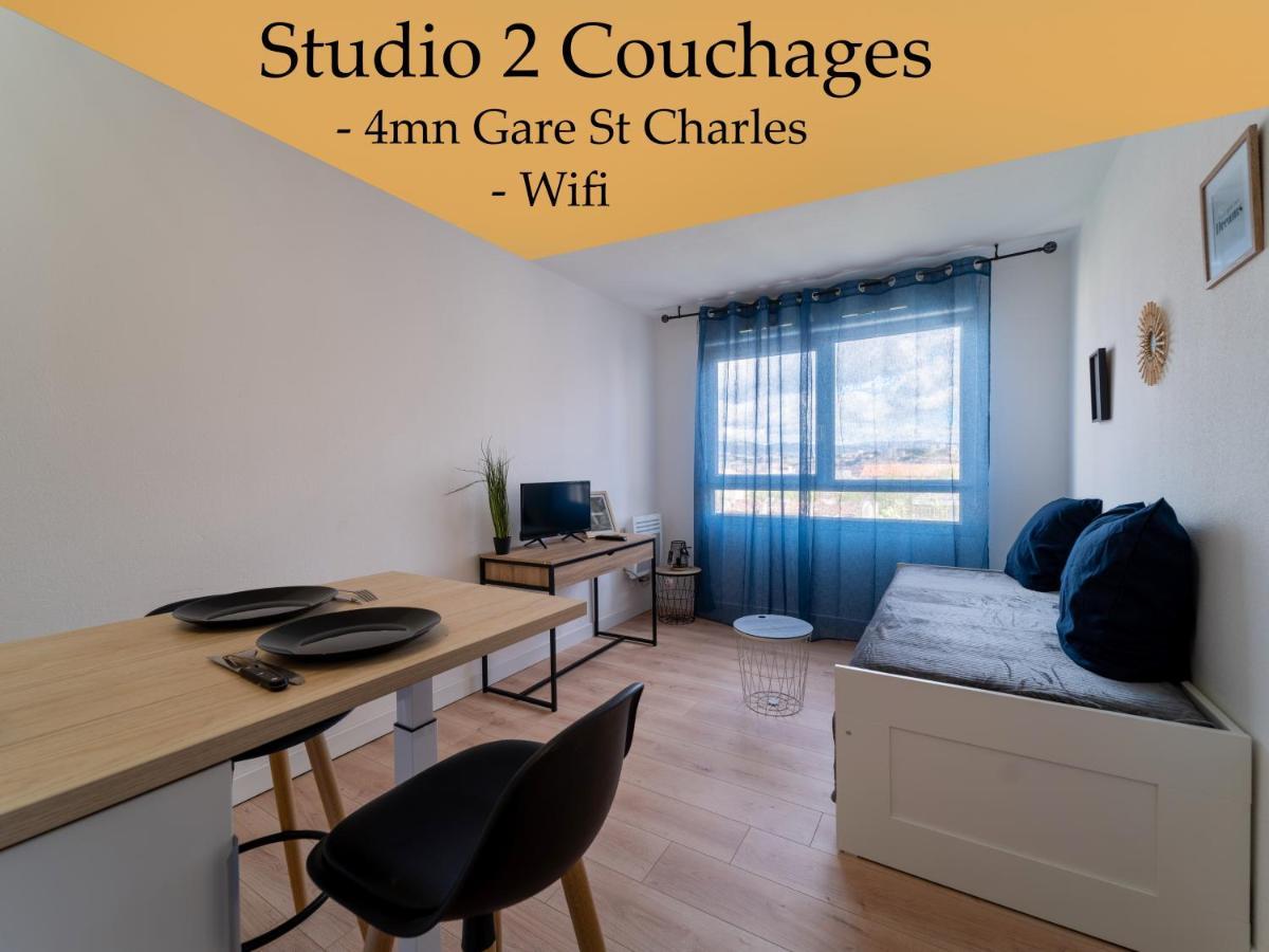 Appartement Climatise Avec Parking A 6Min A Pied De La Gare St Charles Marsylia Zewnętrze zdjęcie