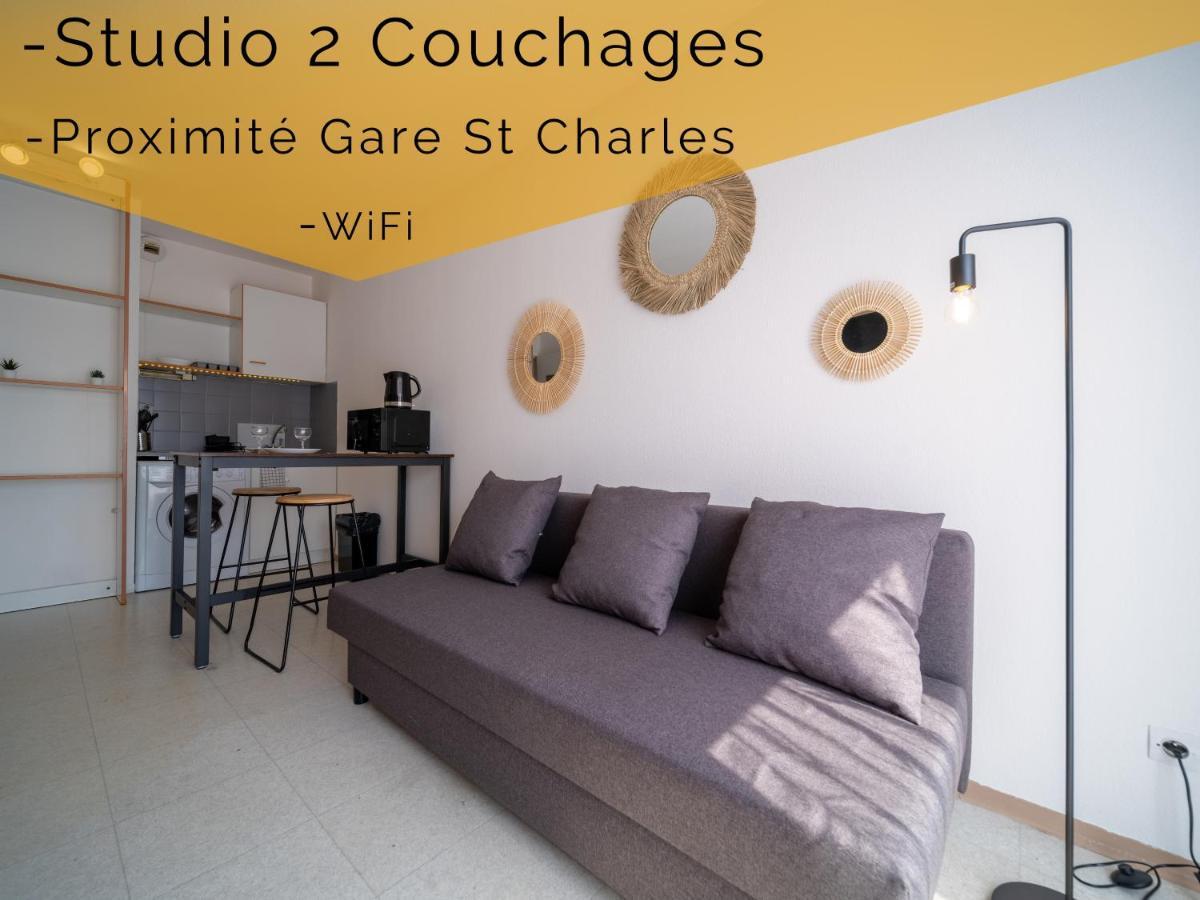Appartement Climatise Avec Parking A 6Min A Pied De La Gare St Charles Marsylia Zewnętrze zdjęcie