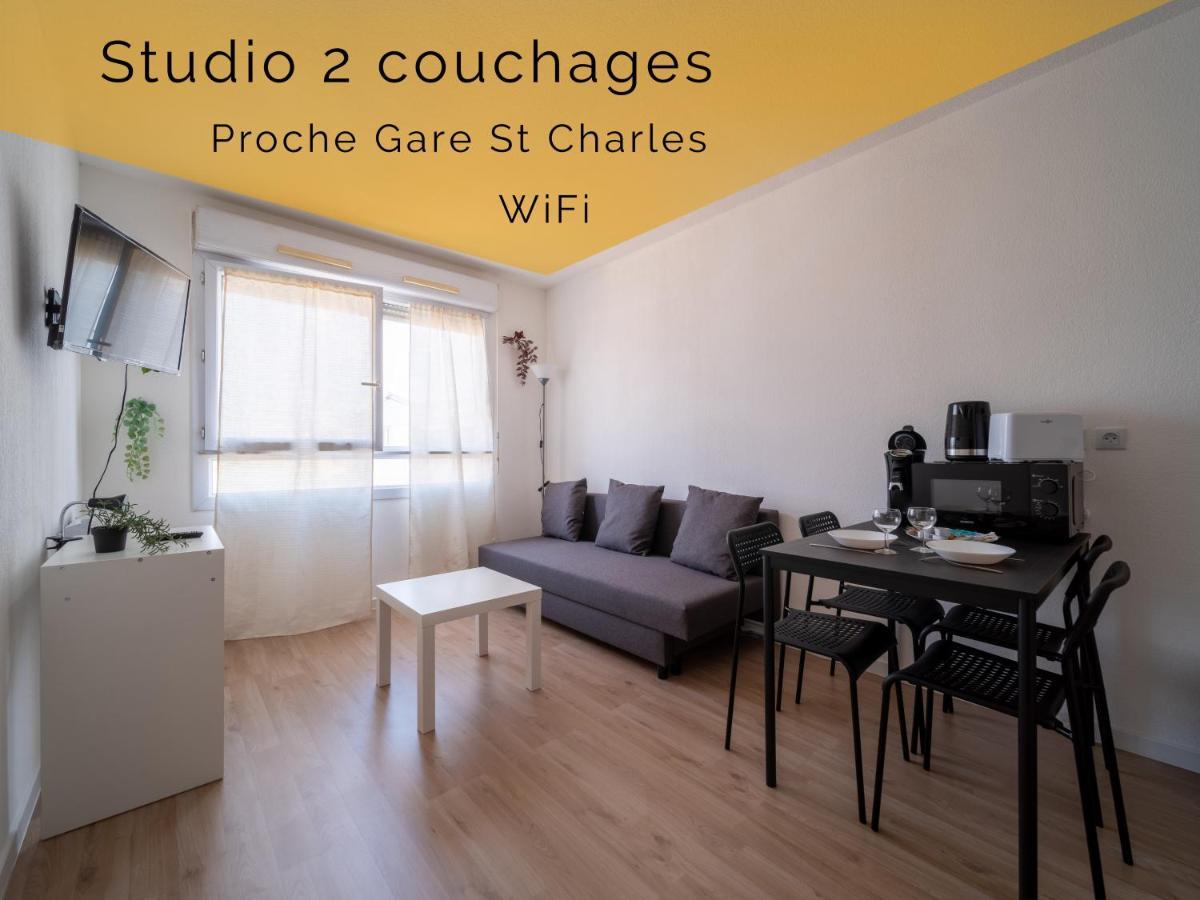 Appartement Climatise Avec Parking A 6Min A Pied De La Gare St Charles Marsylia Zewnętrze zdjęcie