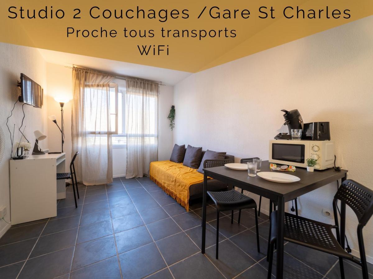 Appartement Climatise Avec Parking A 6Min A Pied De La Gare St Charles Marsylia Zewnętrze zdjęcie